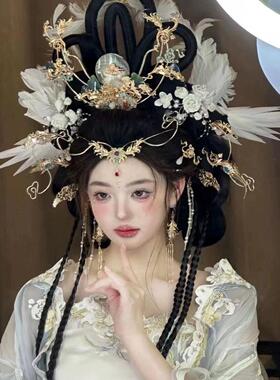 敦煌飞天古风汉服配饰超仙