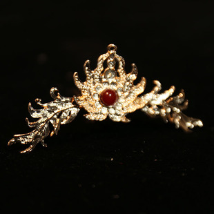 金缕衣汉服配饰战国发冠发簪流苏掩鬓西域古风面帘古典汉服唐明制