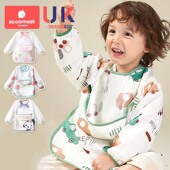 科巢儿童吃饭罩衣婴儿吃饭围兜幼儿园防水防脏围裙宝宝辅食反穿衣