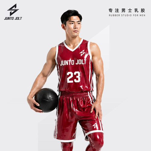 JUNTO JOLT男士乳胶篮球服latex英国RR胶片JJ胶23号服装定制