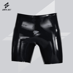 JUNTO JOLT男士乳胶衣紧身衣拉链latex英国4D RR胶片 JJ胶衣cos服
