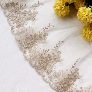 金仓纱线水溶刺绣蕾丝窗帘沙发裙子装 辅料 饰花边 手工diy服装 欧式