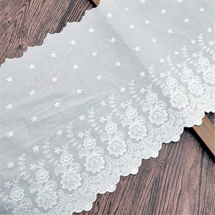 加宽22cm棉布蕾丝花边辅料手工diy服装 饰 裙摆窗帘布艺纺织纯棉装