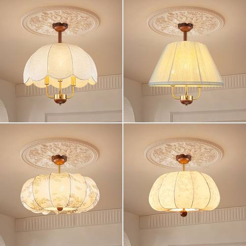 中古风新款复古卧室书房大吸顶灯