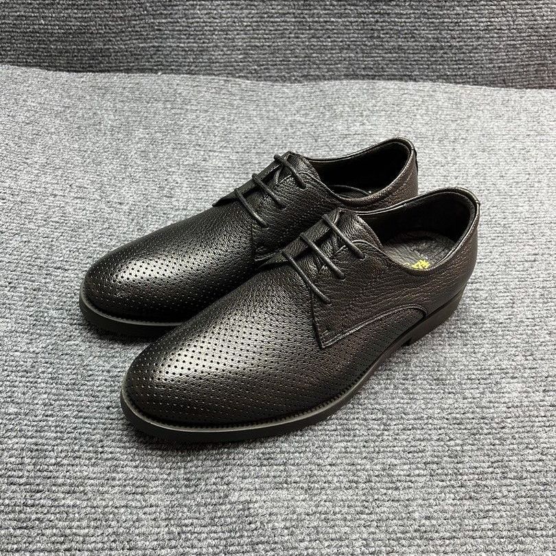 鹿皮冲孔夏季镂空商务休闲百搭