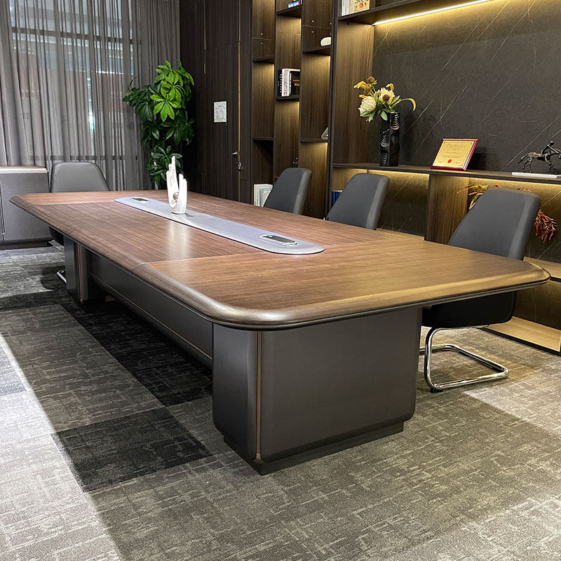 简约现代办公室会议桌长桌商务接待木皮烤漆办公桌桌椅组合,商业/办公家具,会议桌,淘宝优惠券,粉丝福利购,淘宝优惠卷