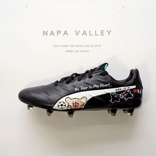 足球鞋手绘来图定制空军一号AJ