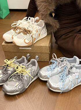 H55女鞋氧气2026春季新款轻量机能休闲百搭复古透气徒步鞋德训鞋
