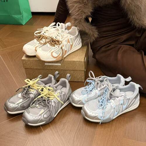 H55女鞋氧气2026春季新款轻量机能休闲百搭复古透气徒步鞋德训鞋