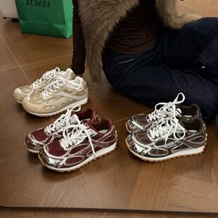 慢跑阿甘鞋 H55女鞋 休闲复古休闲鞋 新款 丹麦旧时光赤霞珠2026春季