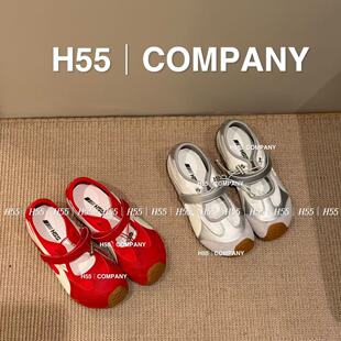 内增高玛丽珍 H55女鞋 4cm进击 小红鞋 户外机能mix小歪头德训鞋