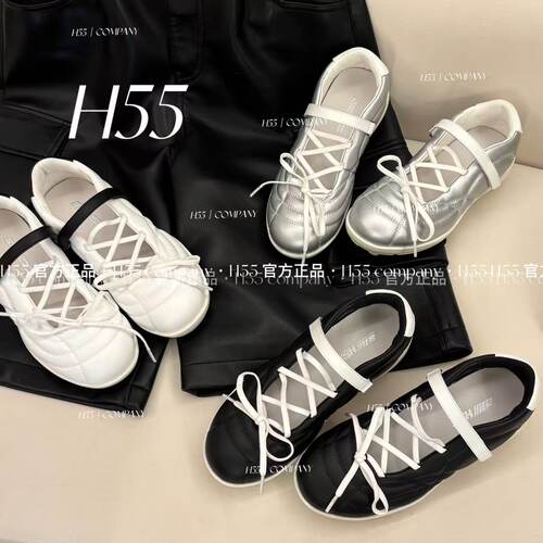H55女鞋失序美学2026春季新款机能运动风绑带芭蕾玛丽珍休闲鞋