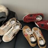 胡桃交响夜2026春季 经典 新款 H55女鞋 百搭休闲时尚 复古板鞋 星星鞋