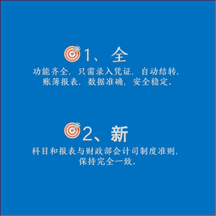 自动学校食堂会计准则代账做账记账报表制小学幼儿园财务软件中度