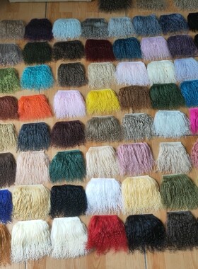 中长毛滩羊毛发排ob11兵人怪高可儿bjd美结猪娃娃假发真毛包邮