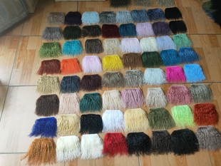 中长毛滩羊毛发排ob11兵人怪高可儿bjd美结猪娃娃假发真毛包邮