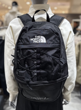 北面the north face黑色logo户外双肩包书包两用轻量NM2SR32A