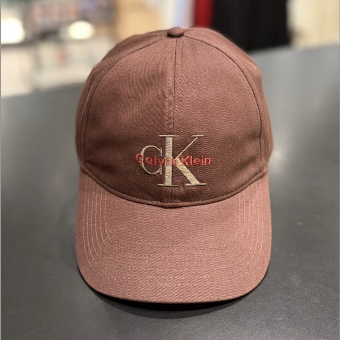 Calvin Klein休闲运动鸭舌帽ck棒球帽情侣款4G5004G-2IN