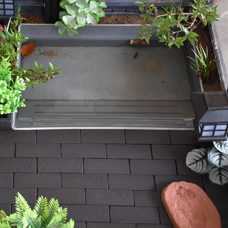 黄缘安缘龟专用洗澡盆半水龟陆龟喝水pvc泡澡盆