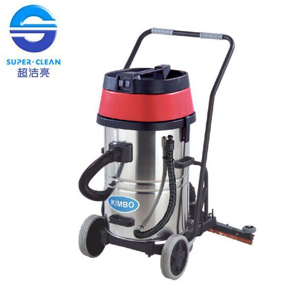 超洁亮AS60-2W工业吸尘器 60L强劲静音型后带扒式工业吸水吸尘机