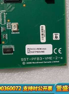 Woodhead SST-PFB3-VME-2-E工业主板，