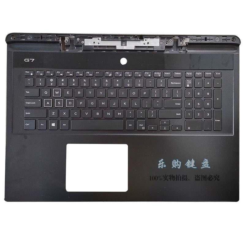 原装 戴尔 DELL G7 7790 键盘 C壳 掌托 英文 06WFHN RGB背光款