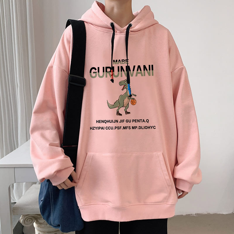 Gangfengkai spring new large size sweater Hooded Coat men's coat