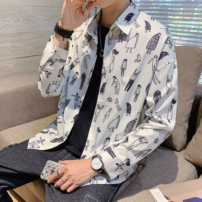 New shirt for men in autumn dress, 2019