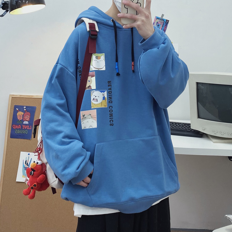 Self made ice 55% cotton 45% polyester new printed sweater coat