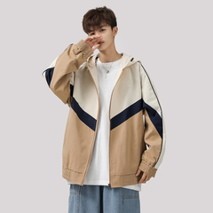 The new big size jacket made of spandex and polyester fiber in spring