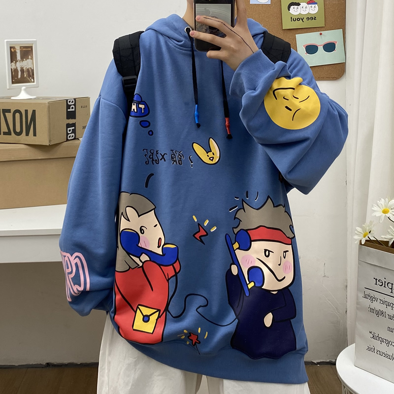 Self made ice polyester new printed sweater jacket for men