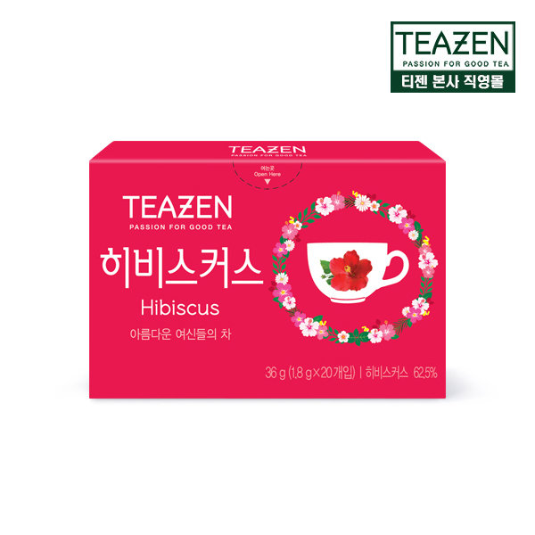 韩国直邮teazen木槿花花草茶