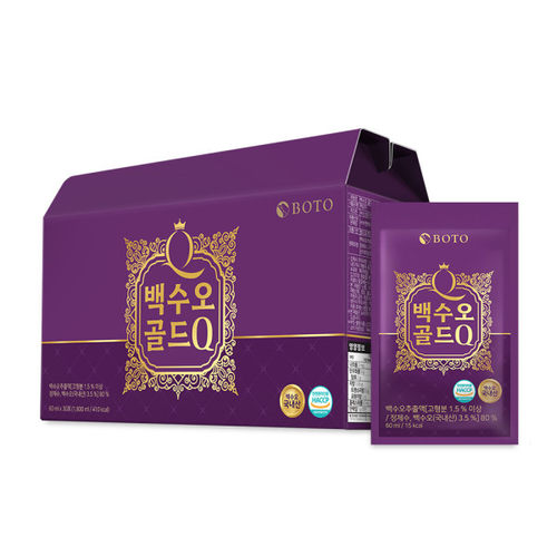 韩国直邮boto白首乌根浓缩液60ml*30包钙镁锌头发