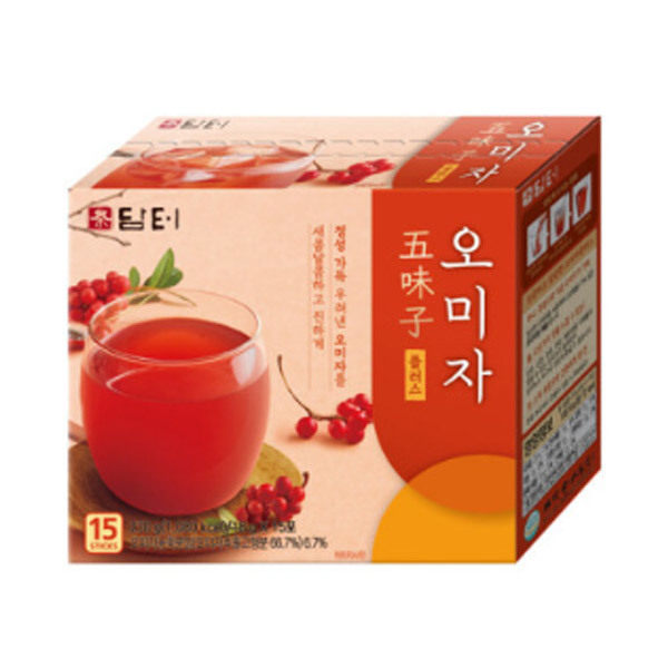 韩国直邮五味子茶泡水喝肝脏健康免疫肌肤滋润18g*15包2盒图片