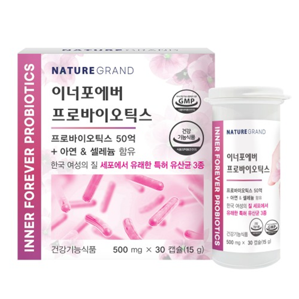 韩国女性更年期益生菌胶囊 YT1来源母乳乳酸菌50亿锌硒500mg*30粒