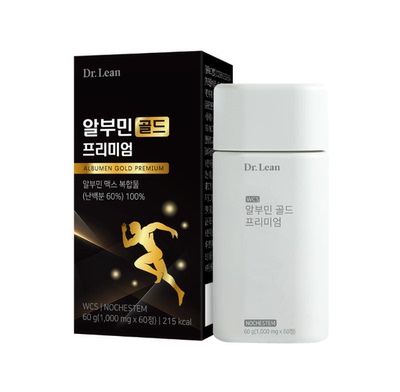 韩国直邮Drlean白蛋白ALBUMIN补充片剂蛋清粉氨基酸60粒