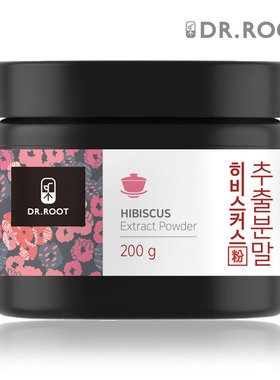 韩国直邮dr.root浓缩20倍木槿花hibiscus粉末200g赠勺