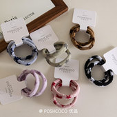 2根卡装 外贸出口品质星星提花高弹力无接缝毛巾圈发圈不伤发皮筋