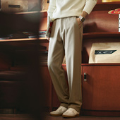 430g秋冬加厚弹力小直筒休闲裤 百搭长裤 男秋冬新款 日常通勤大码