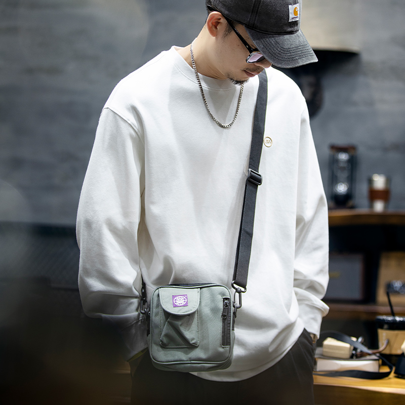 美式圆领长袖t恤打底衫春秋季款