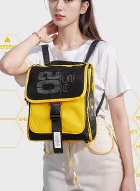 天羽川firefirst镜音双子双肩包大容量背包学生书包正版联名代销