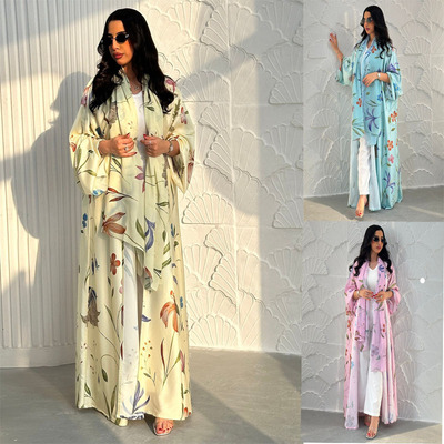 跨境欧美印花两件套连衣裙dress