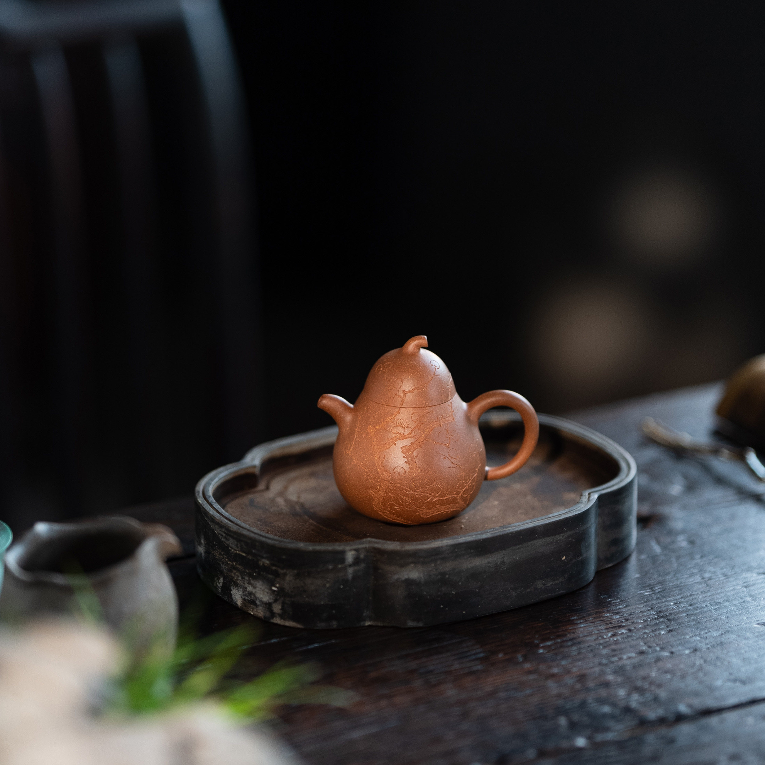 秀瓜 | 实力派陶手郝明月全手工制作 高品级老段泥 130ml