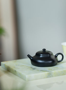 六方静乐 | 实力派陶手汪海洋全手工制作 紫泥还原烧紫砂壶 120ml