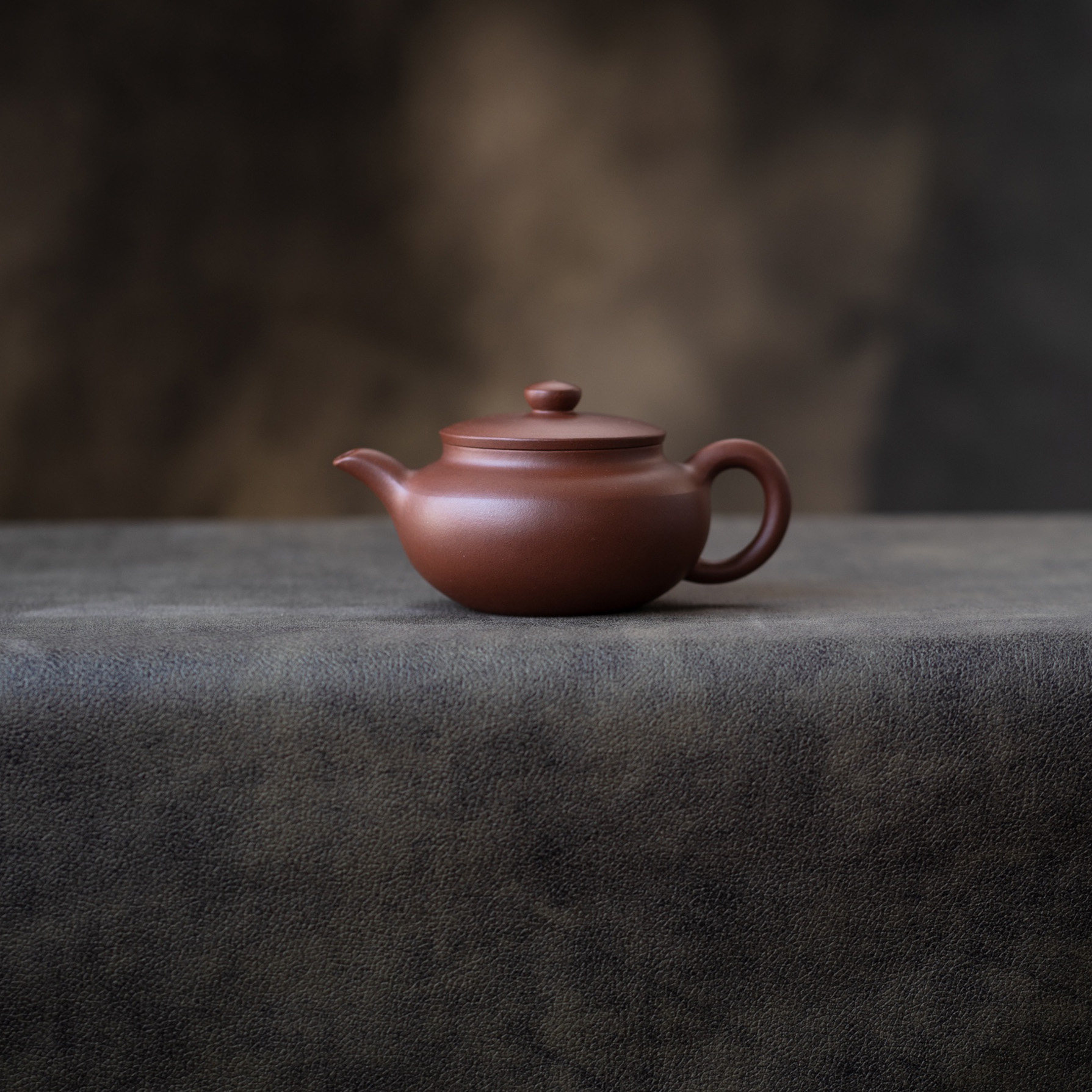 大亨汉扁 | 实力派陶手马骏杰全手工制作 高品级黄龙山紫泥 160ml