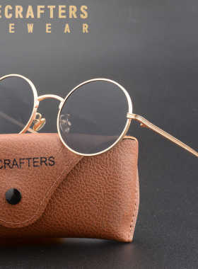 圆框网红新款太子镜复古