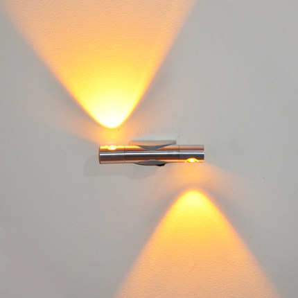 可调led双头壁客厅电视背景墙灯走廊过道楼梯射灯卧室床头灯明装