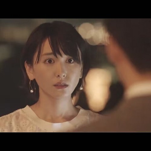 Kari show日系日剧同款手工几何三角形大颗珍珠简约甜妹耳饰