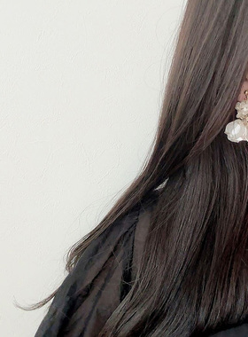 日系温柔千金风甜美花簇耳饰