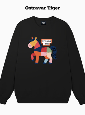 OSTRAVAR TIGER马年限定2026专柜新款秋冬宽松圆领款男女潮牌卫衣